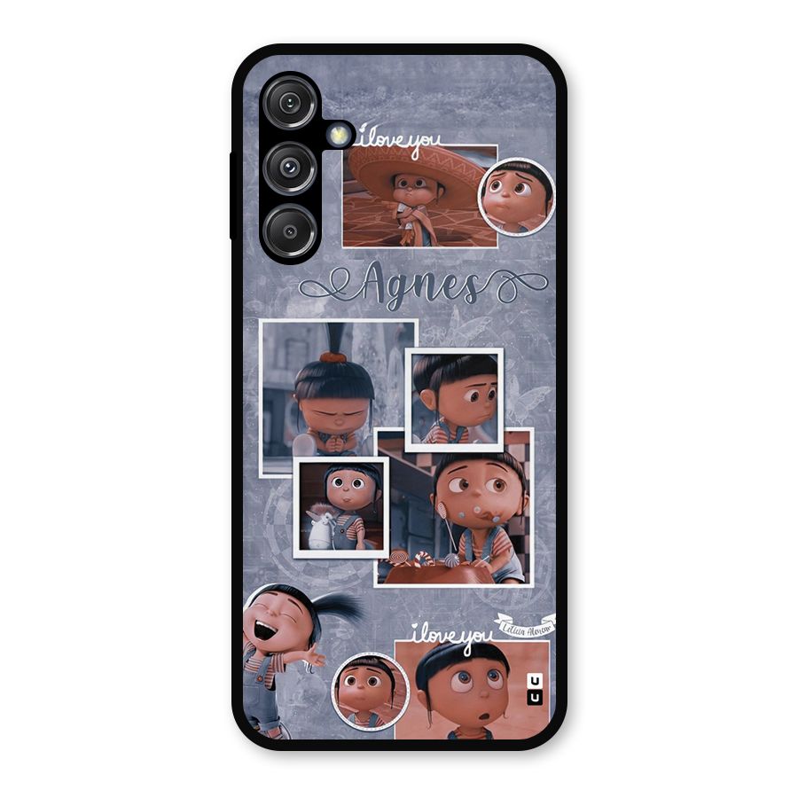 Agnes Metal Back Case for Galaxy M34 5G