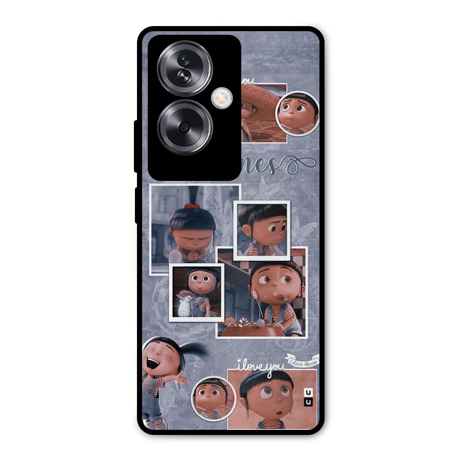 Agnes Metal Back Case for Oppo A79 5G