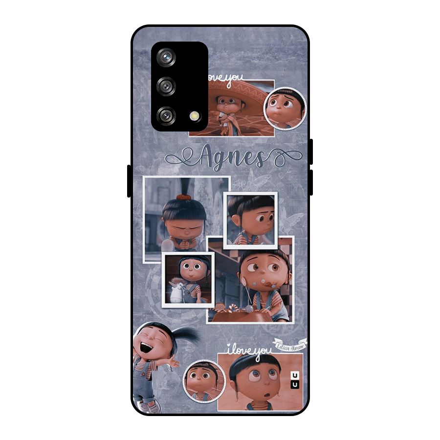Agnes Metal Back Case for Oppo F19