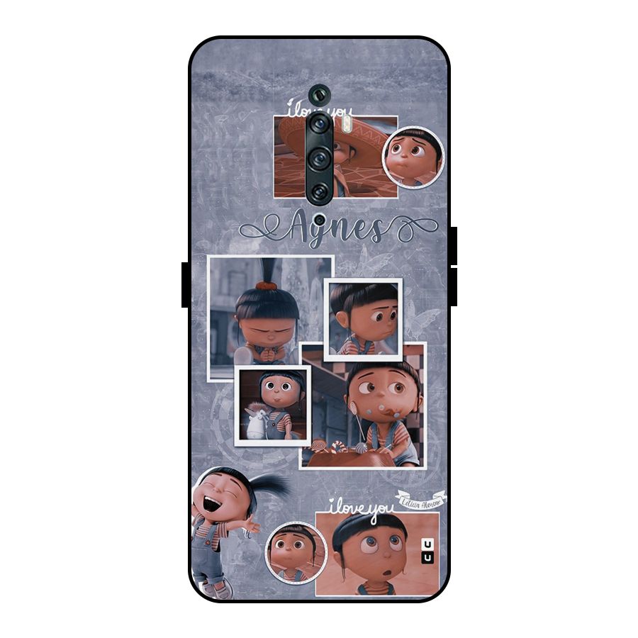 Agnes Metal Back Case for Oppo Reno2 Z