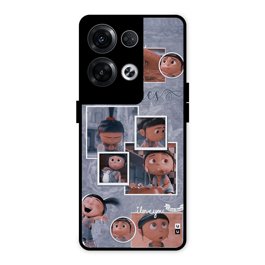 Agnes Metal Back Case for Oppo Reno8 Pro 5G
