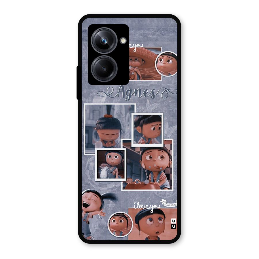 Agnes Metal Back Case for Realme 10 Pro