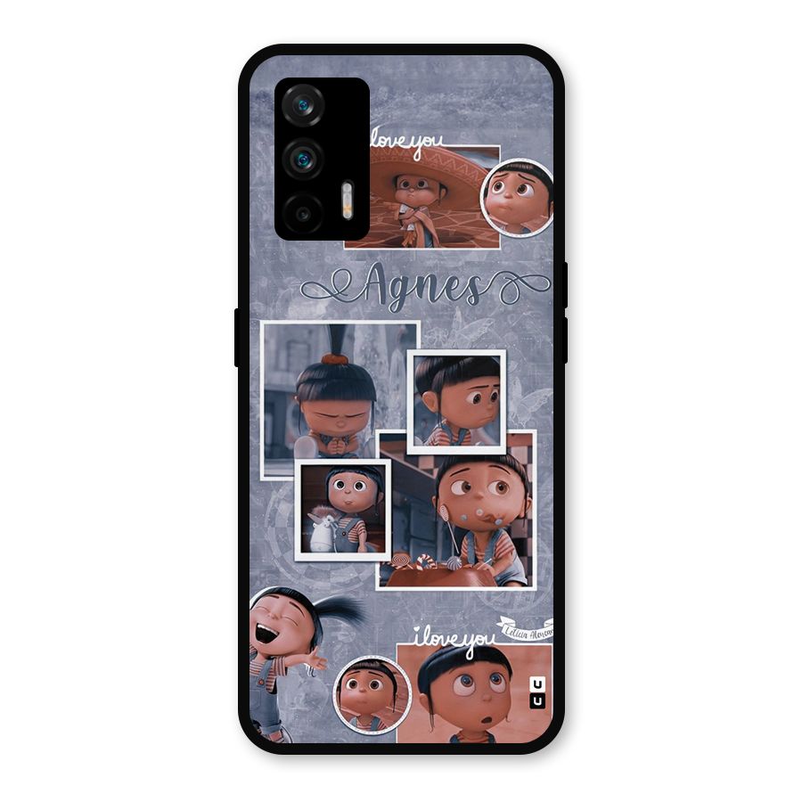 Agnes Metal Back Case for Realme X7 Max