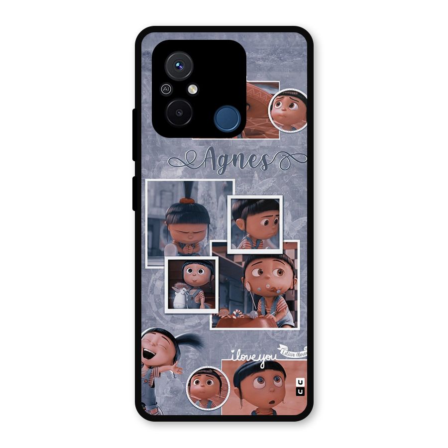 Agnes Metal Back Case for Redmi 12C