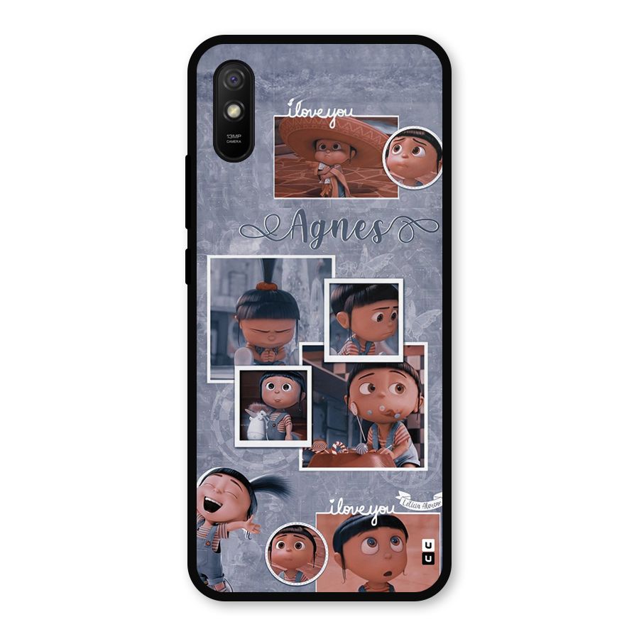 Agnes Metal Back Case for Redmi 9i