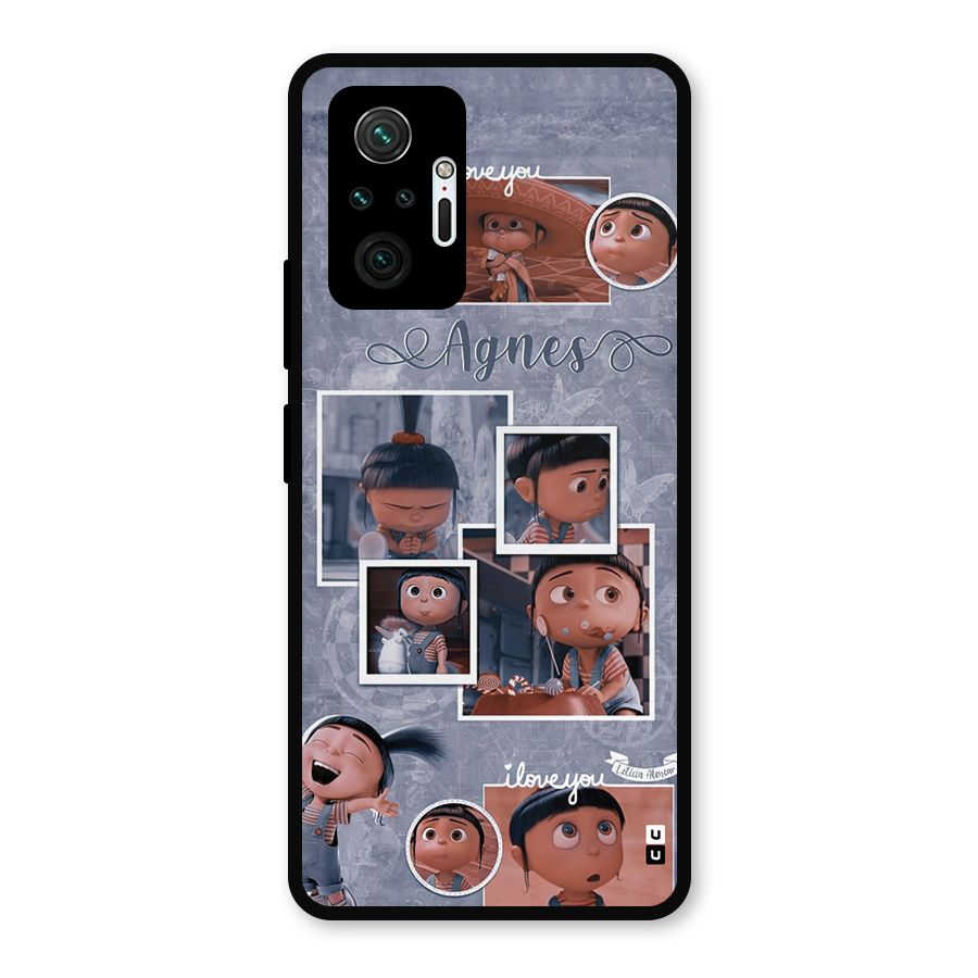 Agnes Metal Back Case for Redmi Note 10 Pro Max