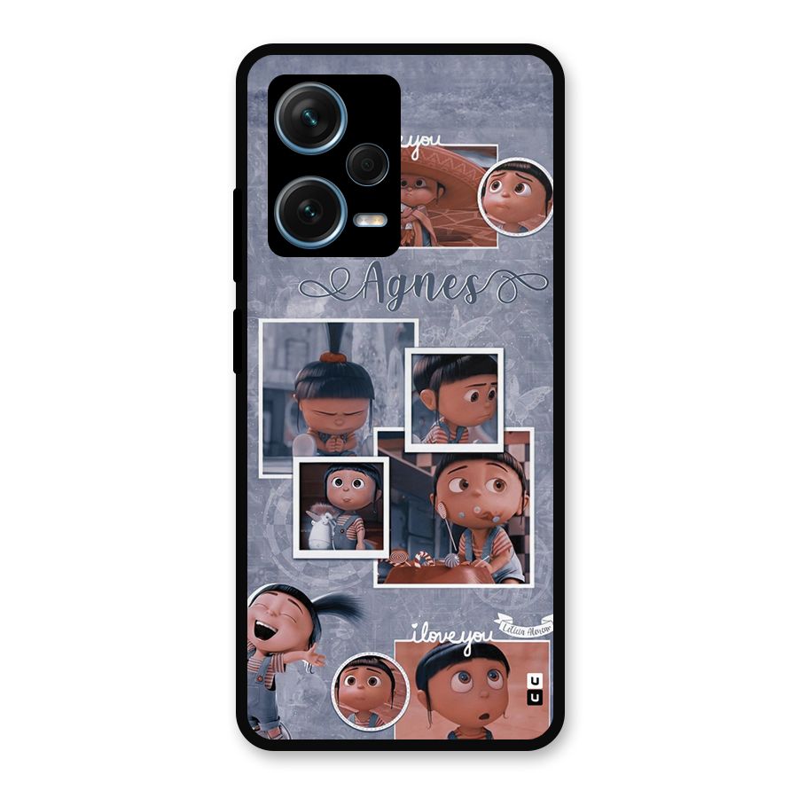 Agnes Metal Back Case for Redmi Note 12 Pro Plus 5G