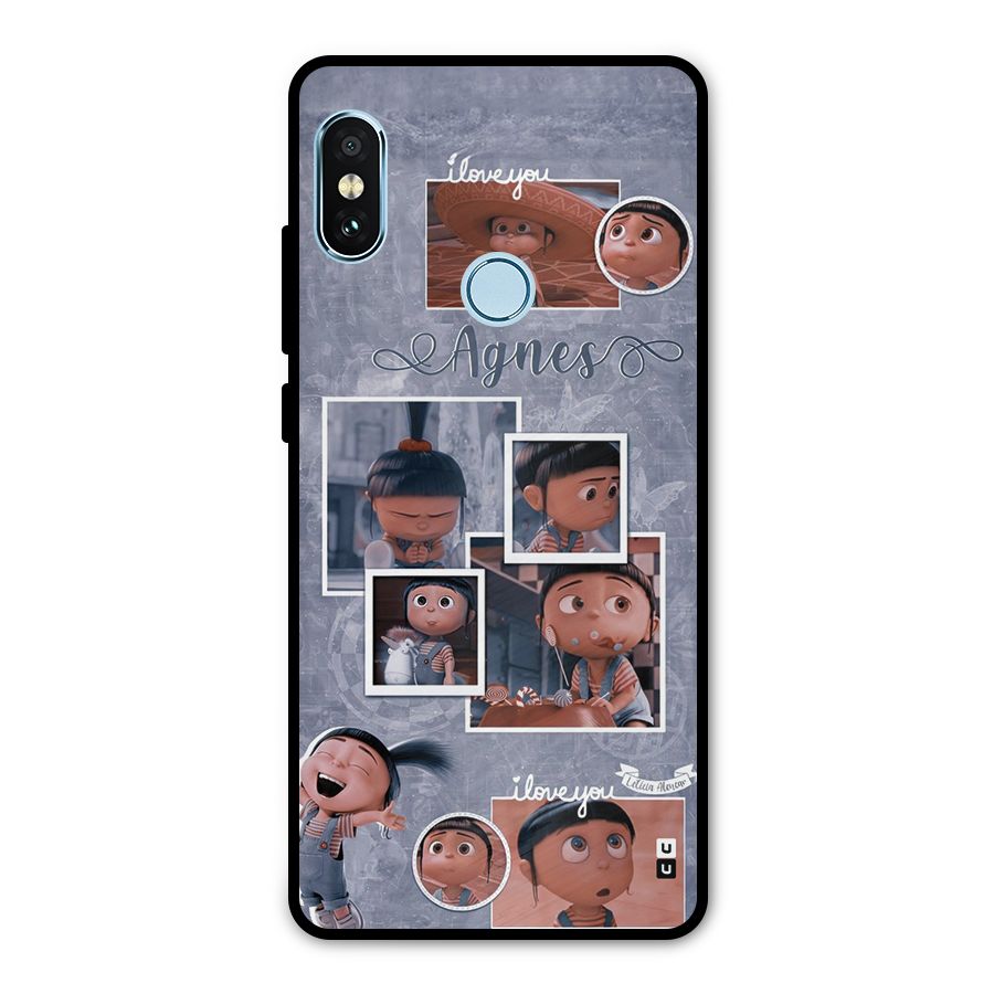Agnes Metal Back Case for Redmi Note 5 Pro