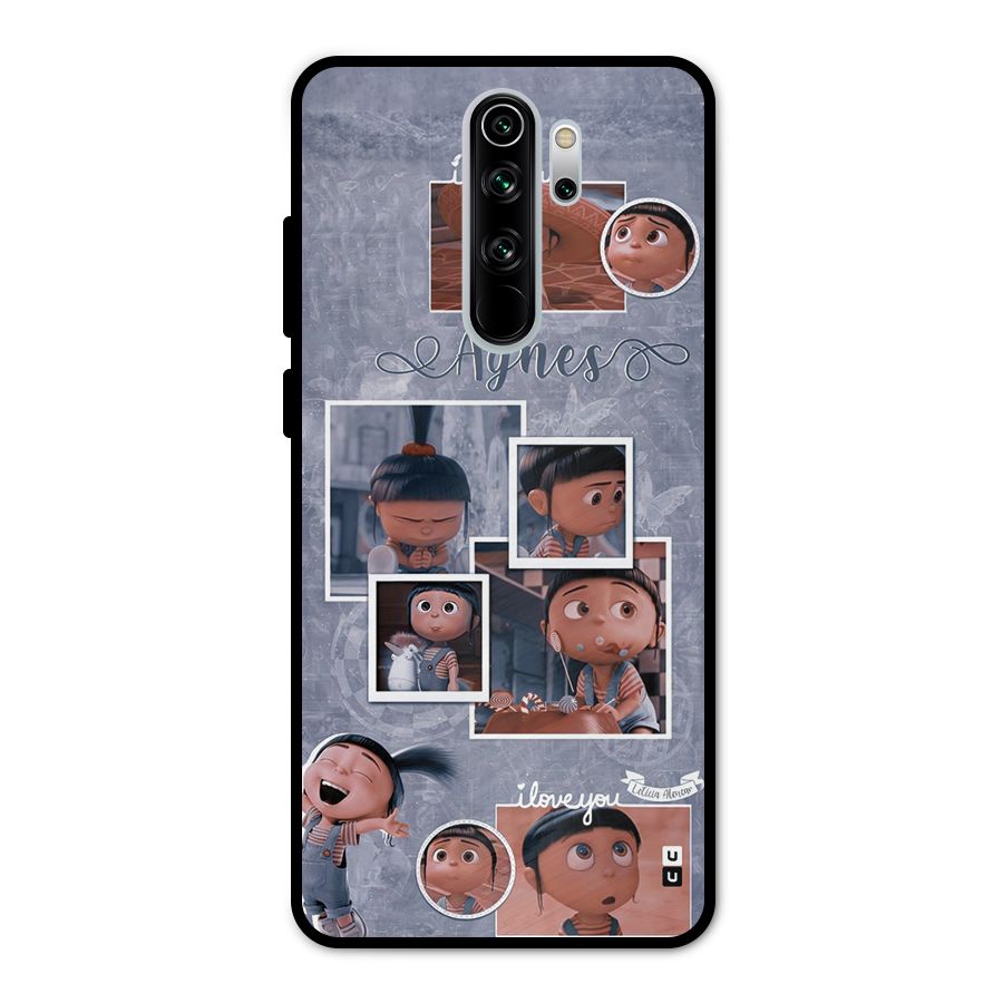 Agnes Metal Back Case for Redmi Note 8 Pro
