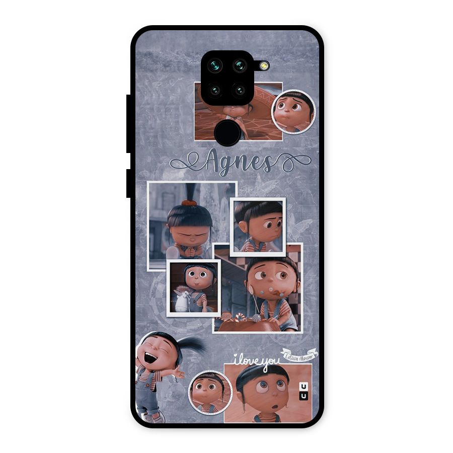Agnes Metal Back Case for Redmi Note 9