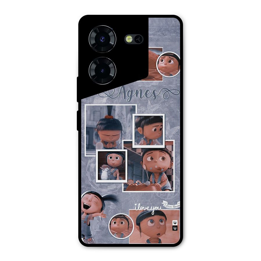 Agnes Metal Back Case for Tecno Pova 5 Pro 5G