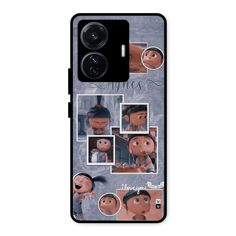 Agnes Metal Back Case for Vivo T1 Pro