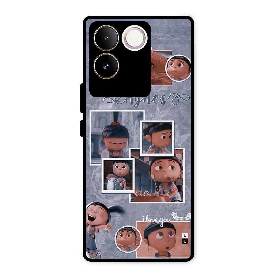 Agnes Metal Back Case for Vivo T2 Pro