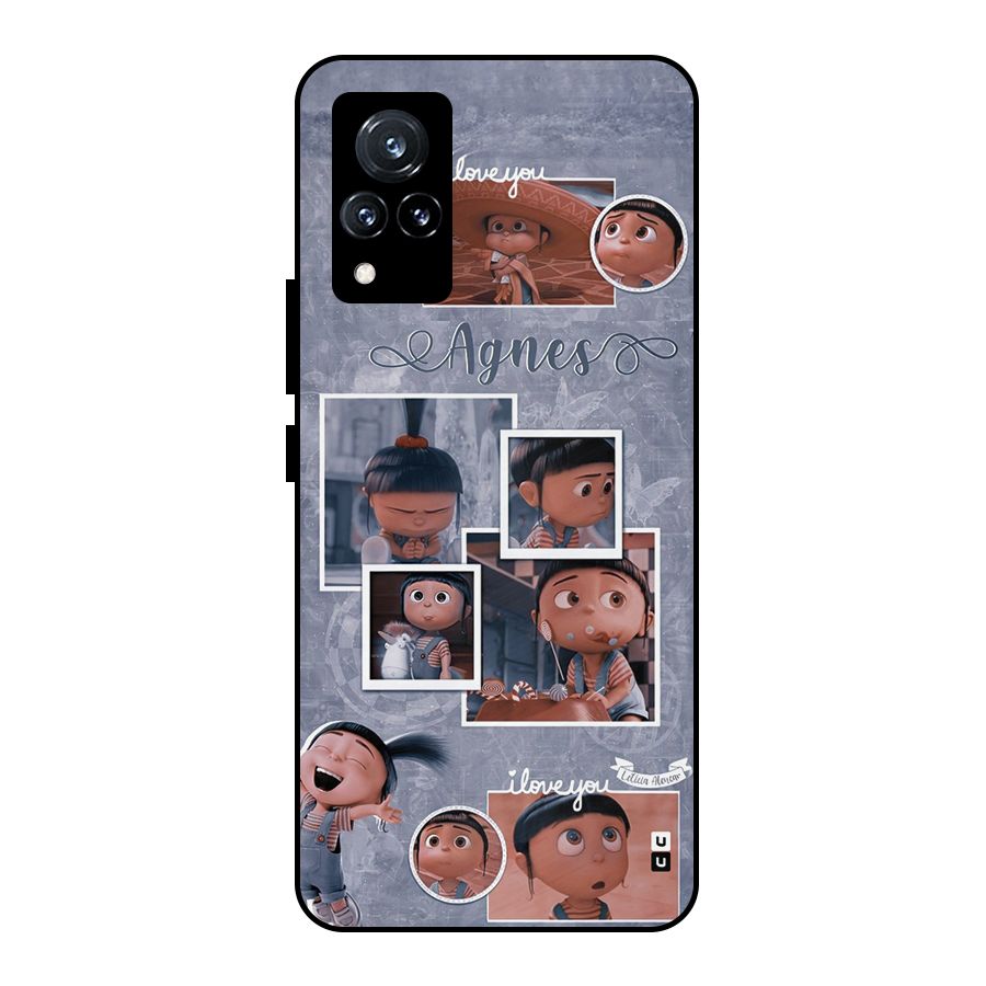 Agnes Metal Back Case for Vivo V21 5G