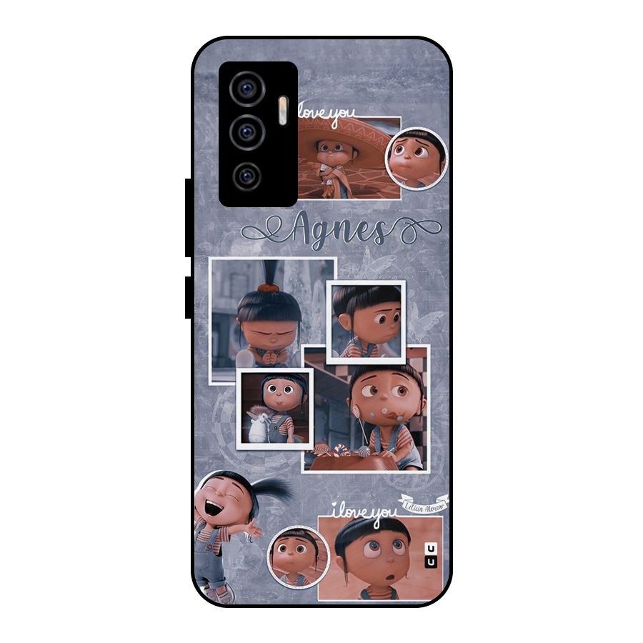 Agnes Metal Back Case for Vivo V23e