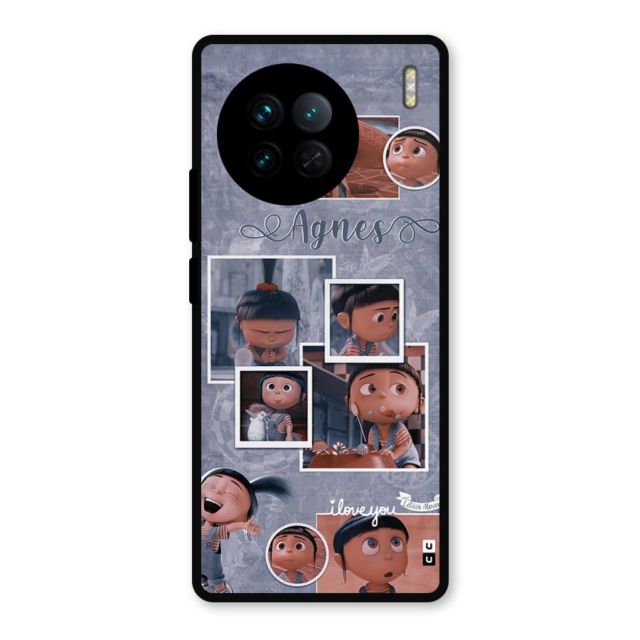 Agnes Metal Back Case for Vivo X90