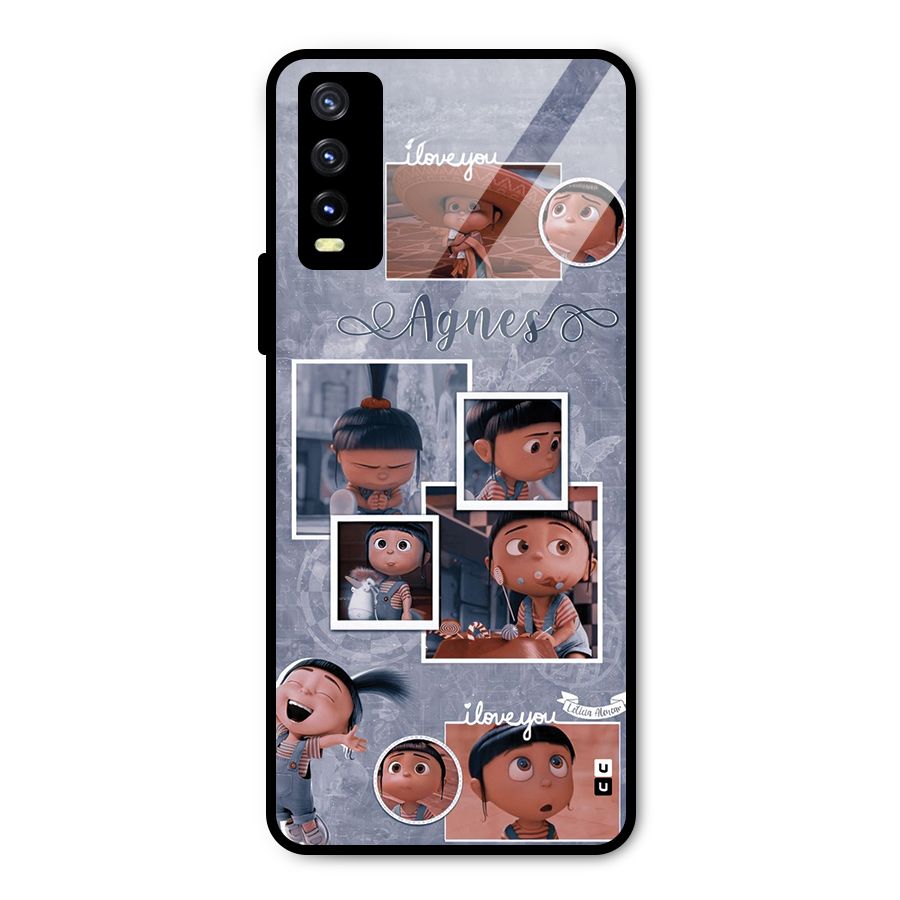 Agnes Metal Back Case for Vivo Y20g