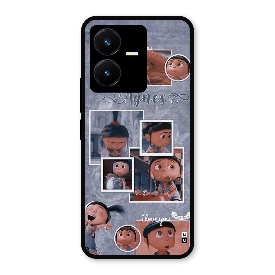 Agnes Metal Back Case for Vivo Y22