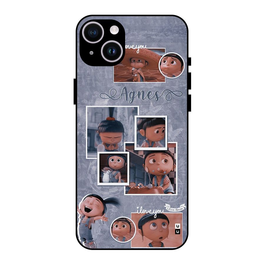Agnes Metal Back Case for iPhone 14 Plus