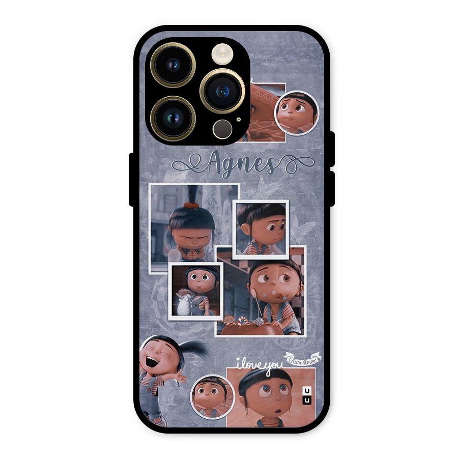Agnes Metal Back Case for iPhone 14 Pro
