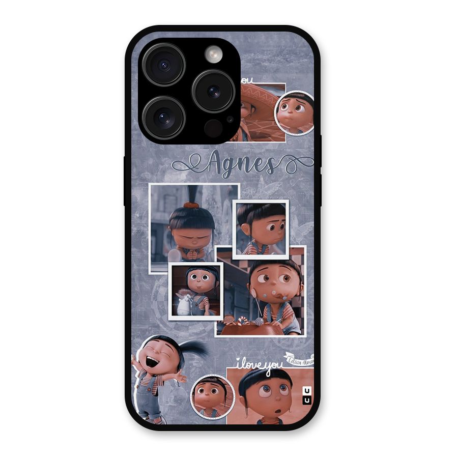 Agnes Metal Back Case for iPhone 15 Pro