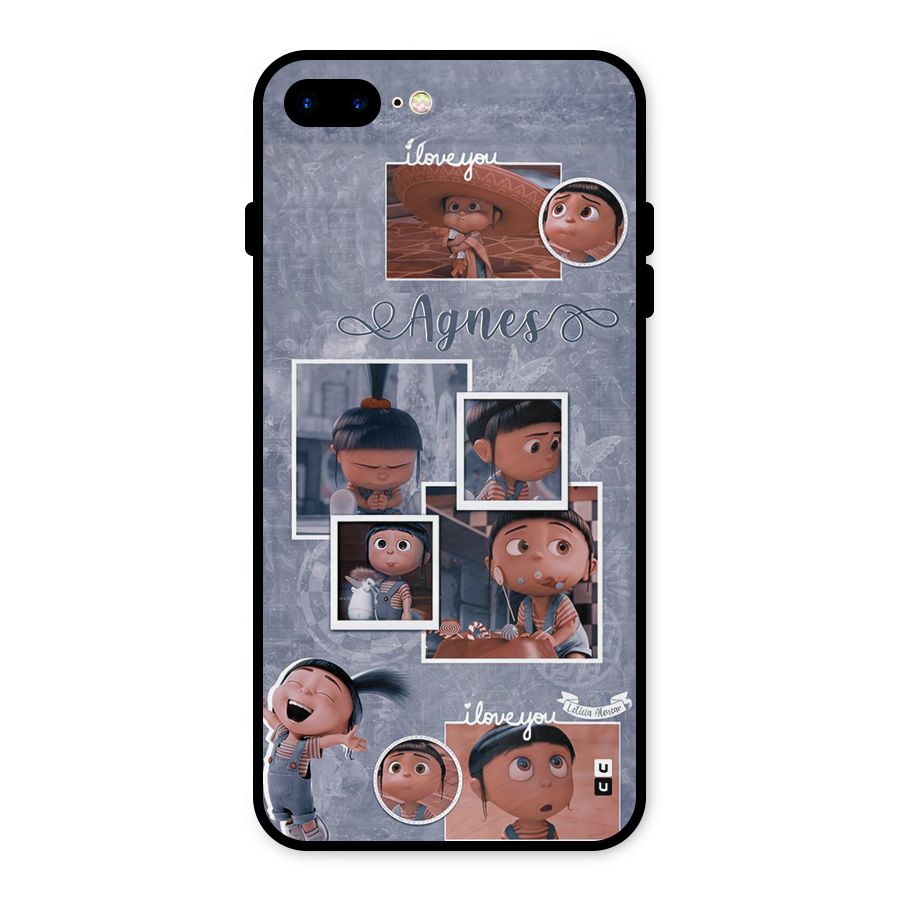 Agnes Metal Back Case for iPhone 8 Plus