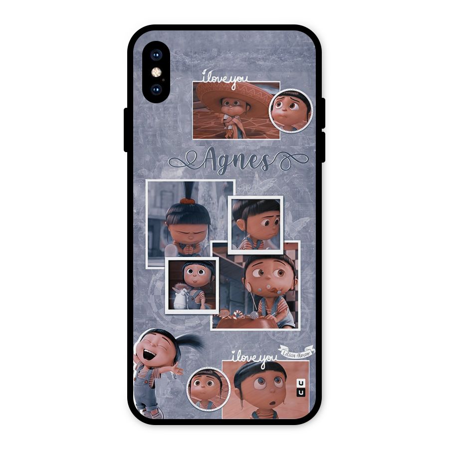 Agnes Metal Back Case for iPhone XS Max