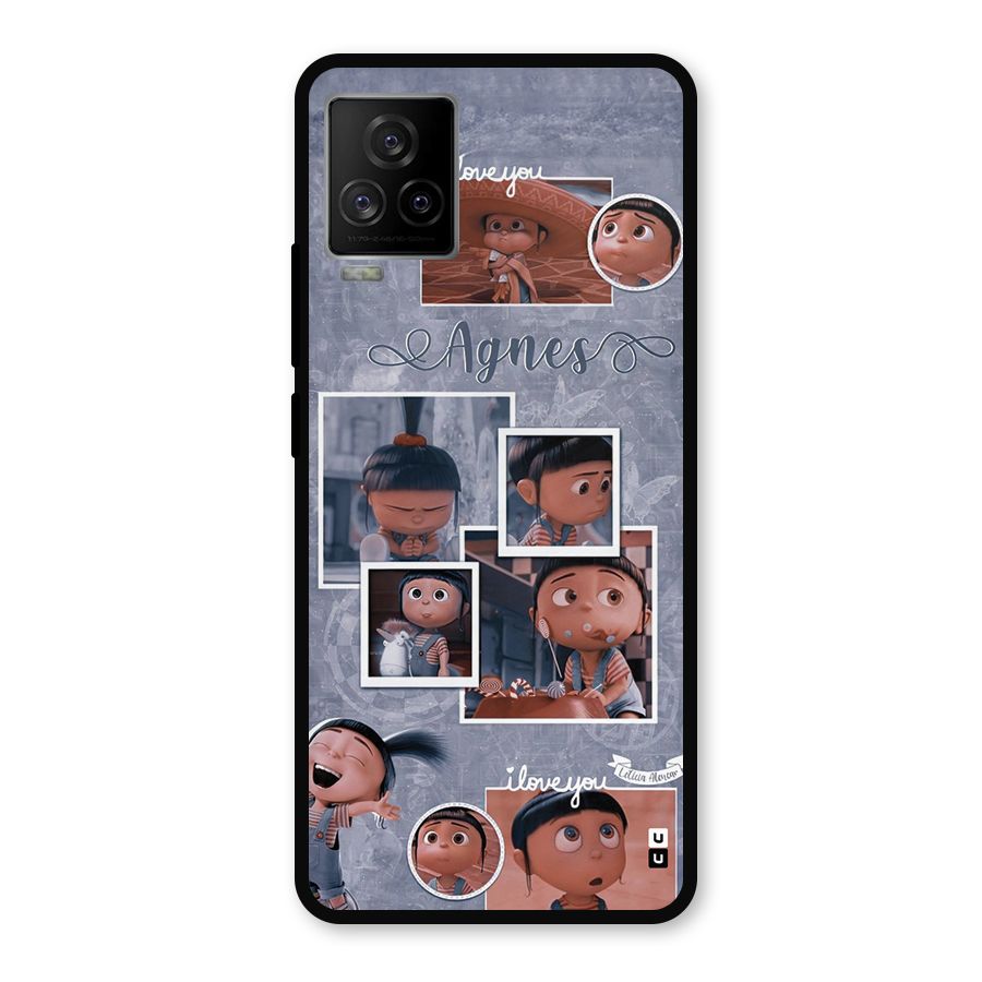 Agnes Metal Back Case for iQOO 7 Legend 5G