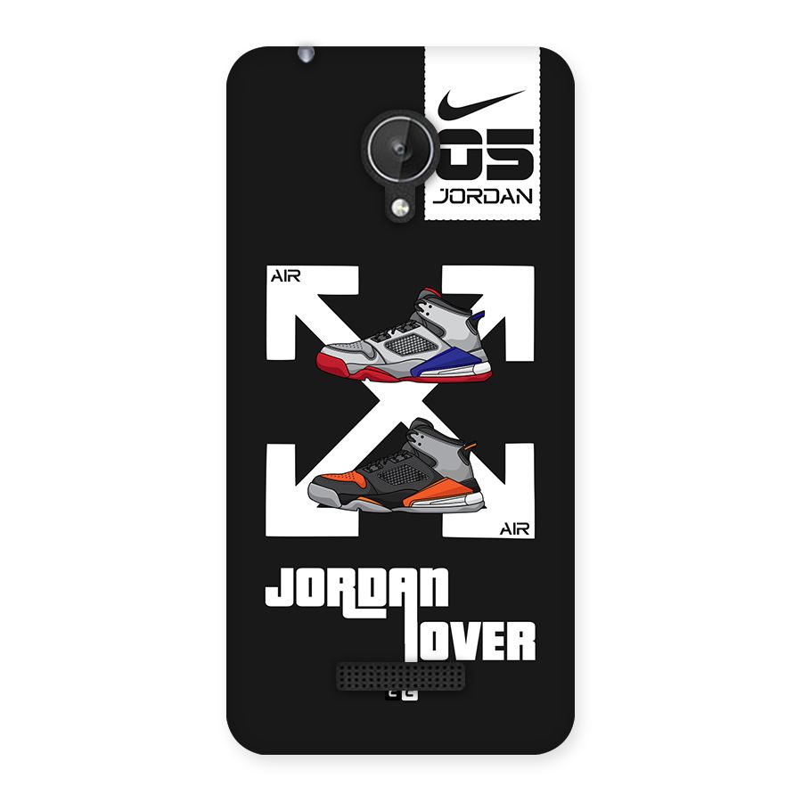 Air Shoe Lover Back Case for Canvas Spark Q380