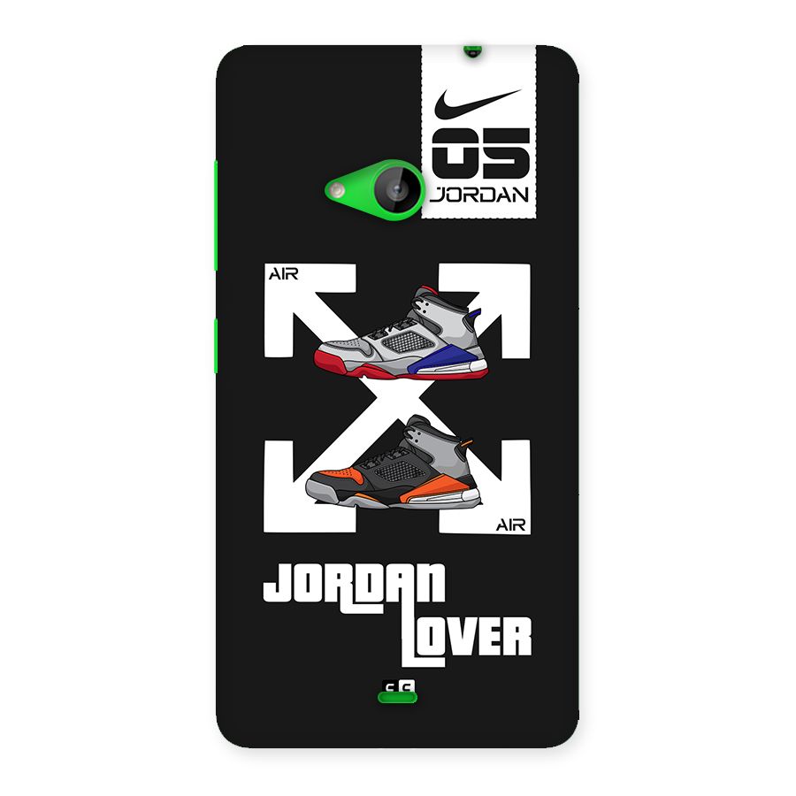 Air Shoe Lover Back Case for Lumia 535