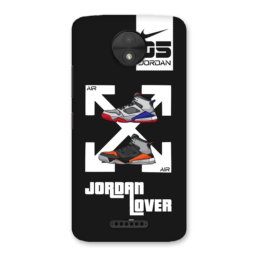 Air Shoe Lover Back Case for Moto C