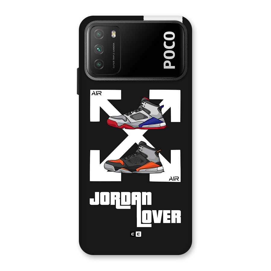 Air Shoe Lover Back Case for Poco M3