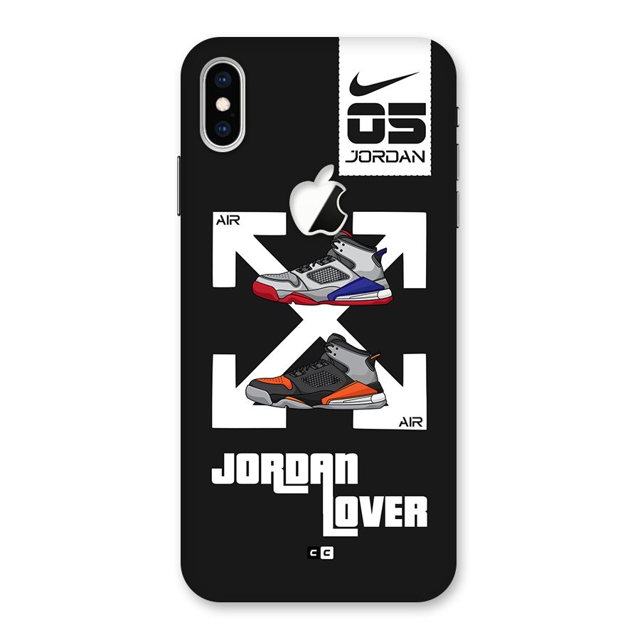 Air Shoe Lover Back Case for iPhone XS Max Apple Cut