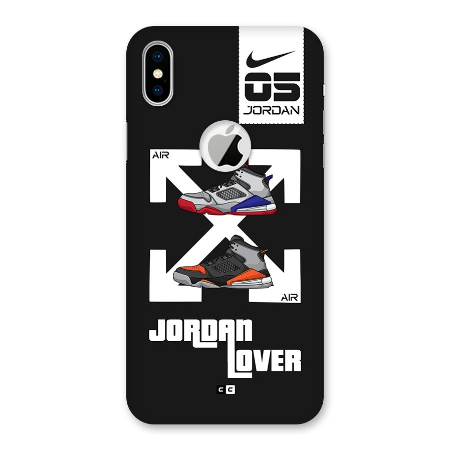 Air Shoe Lover Back Case for iPhone X Logo Cut