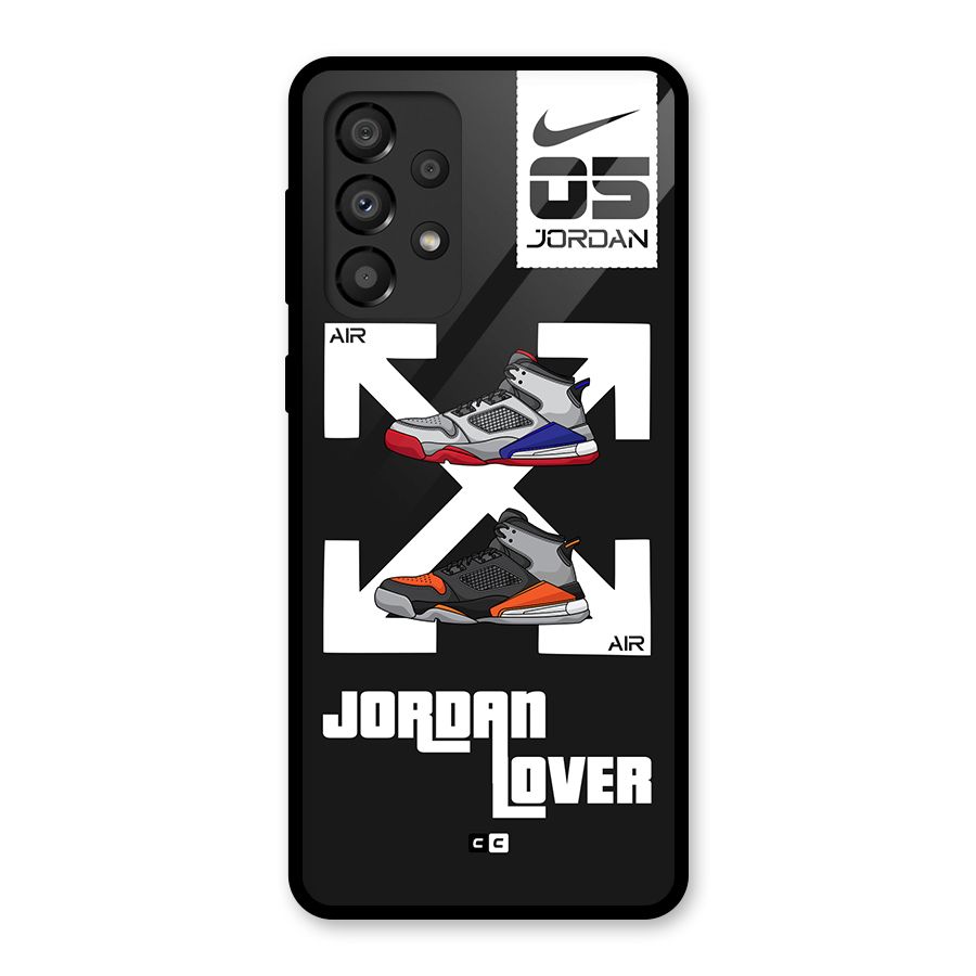 Air Shoe Lover Glass Back Case for Galaxy A33 5G