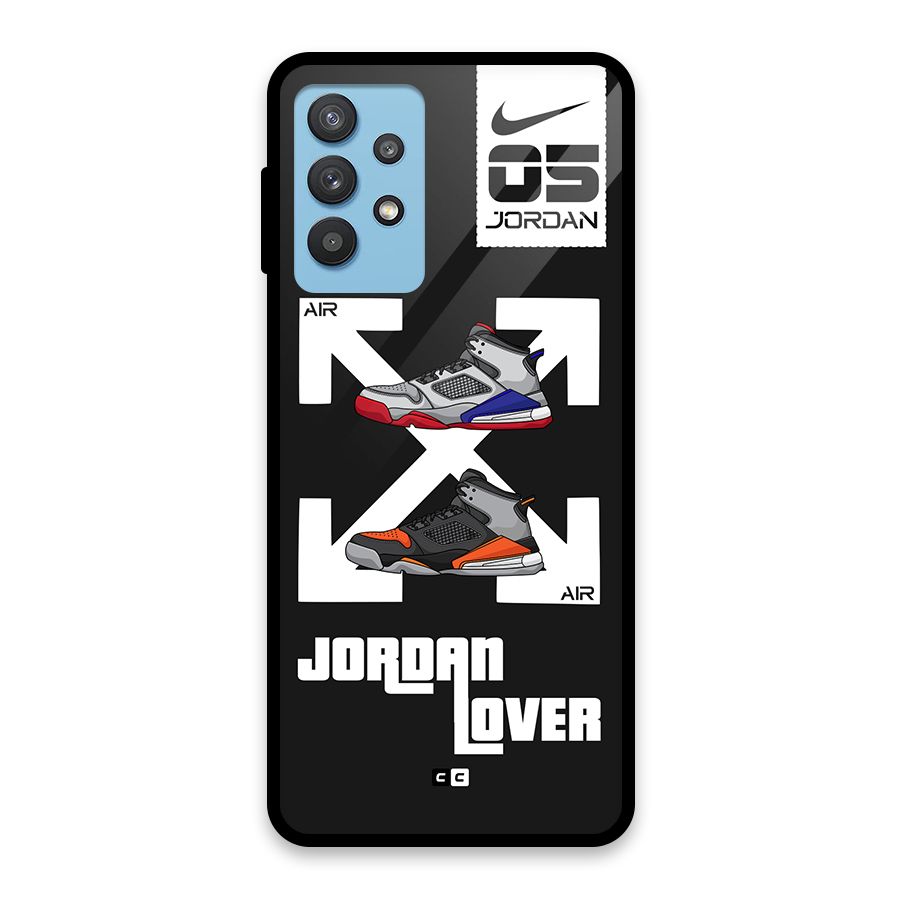 Air Shoe Lover Glass Back Case for Galaxy M32 5G