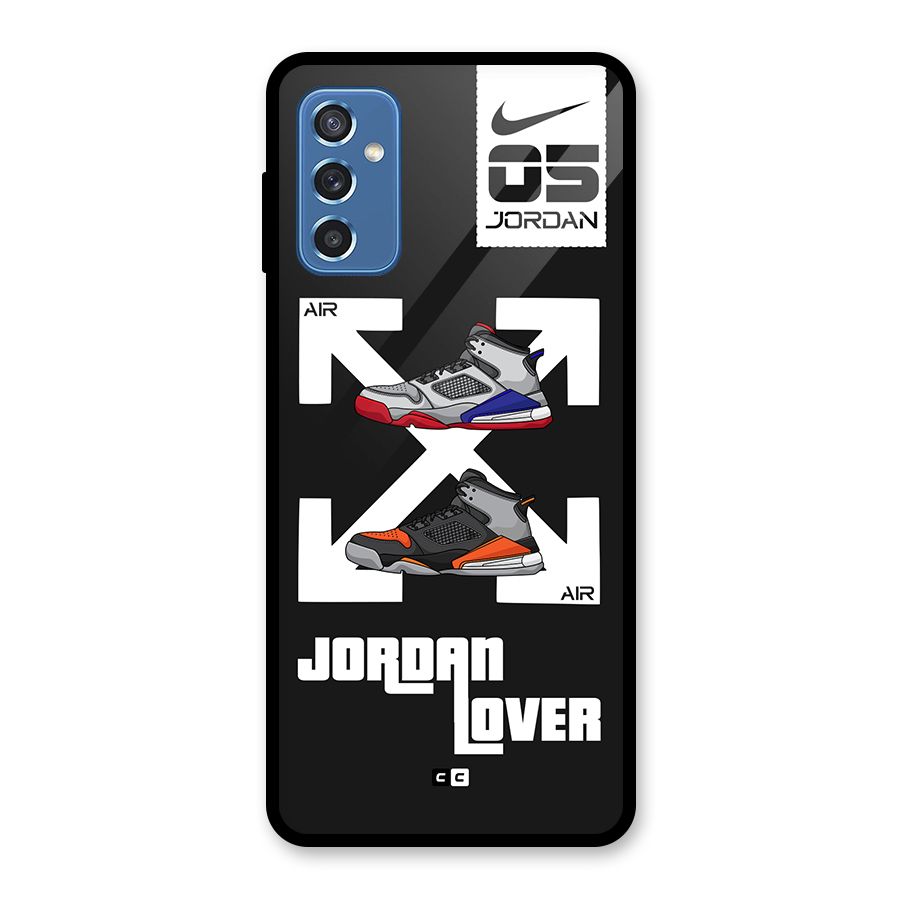 Air Shoe Lover Glass Back Case for Galaxy M52 5G