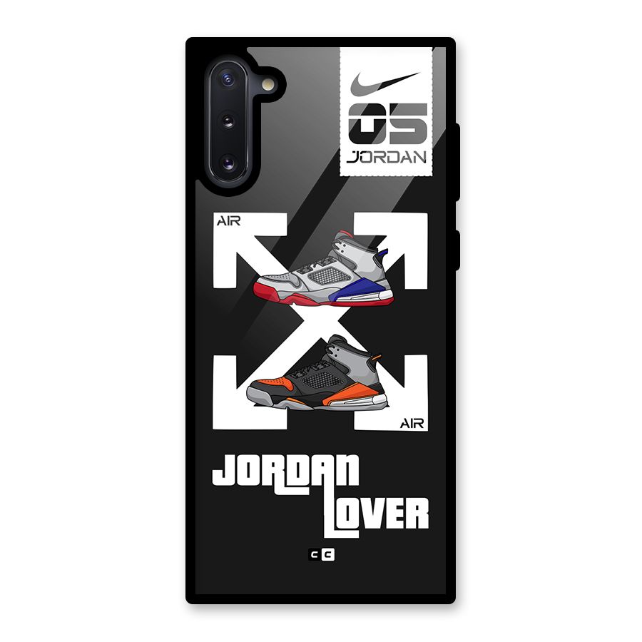 Air Shoe Lover Glass Back Case for Galaxy Note 10