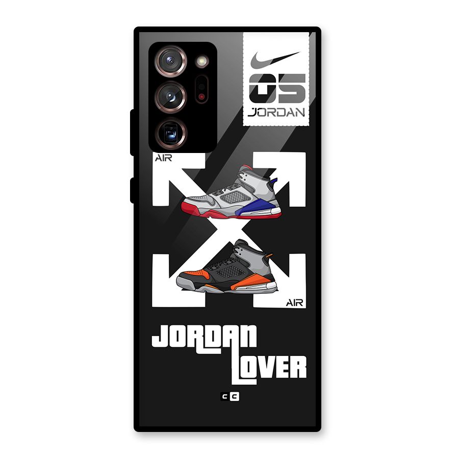 Air Shoe Lover Glass Back Case for Galaxy Note 20 Ultra
