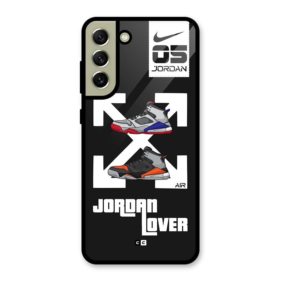 Air Shoe Lover Glass Back Case for Galaxy S21 FE 5G