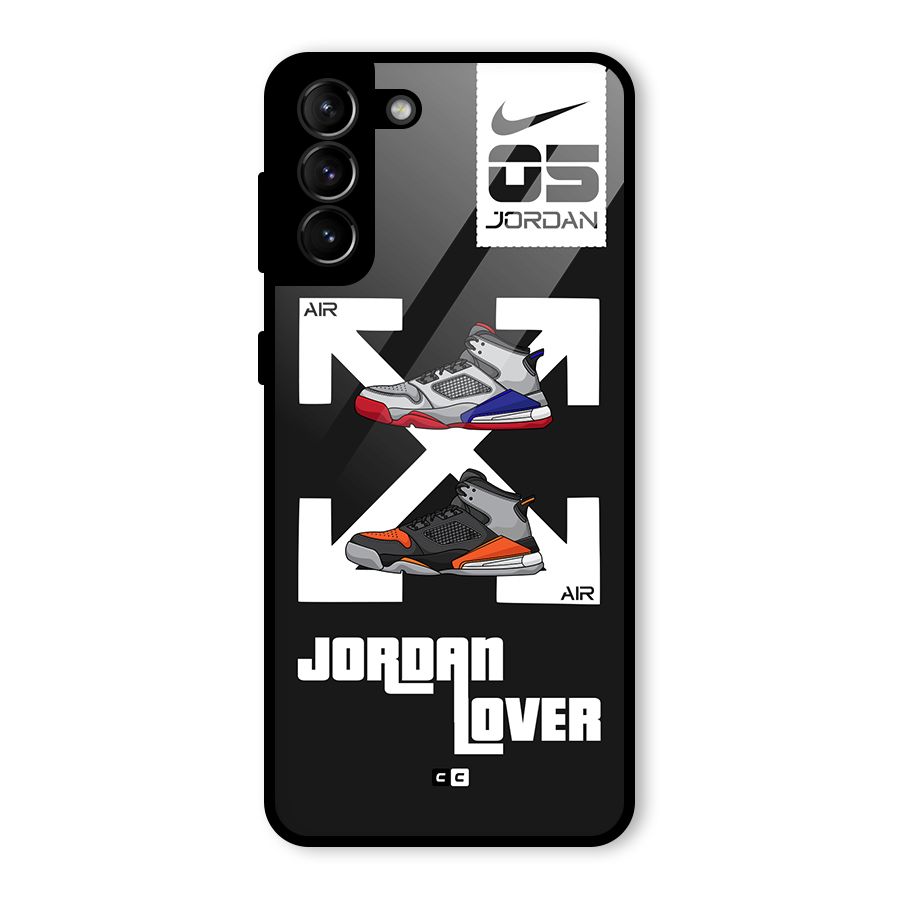 Air Shoe Lover Glass Back Case for Galaxy S21 Plus