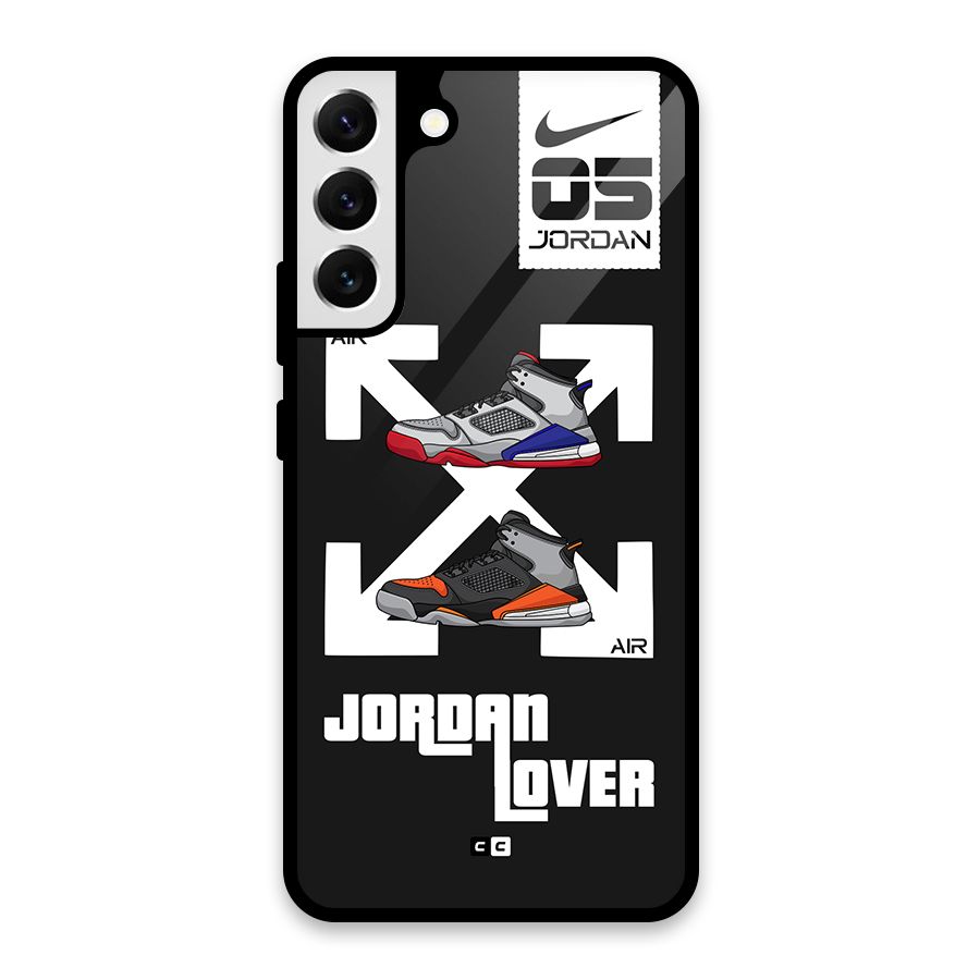 Air Shoe Lover Glass Back Case for Galaxy S22 Plus 5G