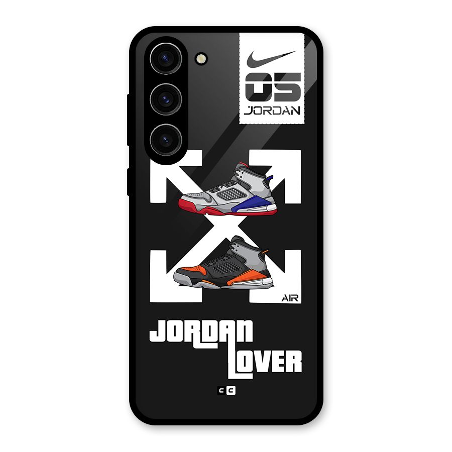 Air Shoe Lover Glass Back Case for Galaxy S23 Plus