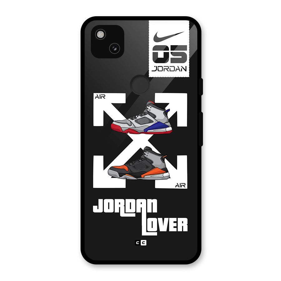 Air Shoe Lover Glass Back Case for Google Pixel 4a