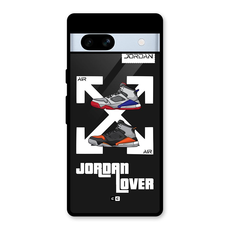Air Shoe Lover Glass Back Case for Google Pixel 7a