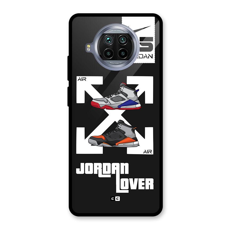 Air Shoe Lover Glass Back Case for Mi 10i