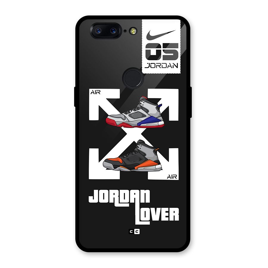 Air Shoe Lover Glass Back Case for OnePlus 5T