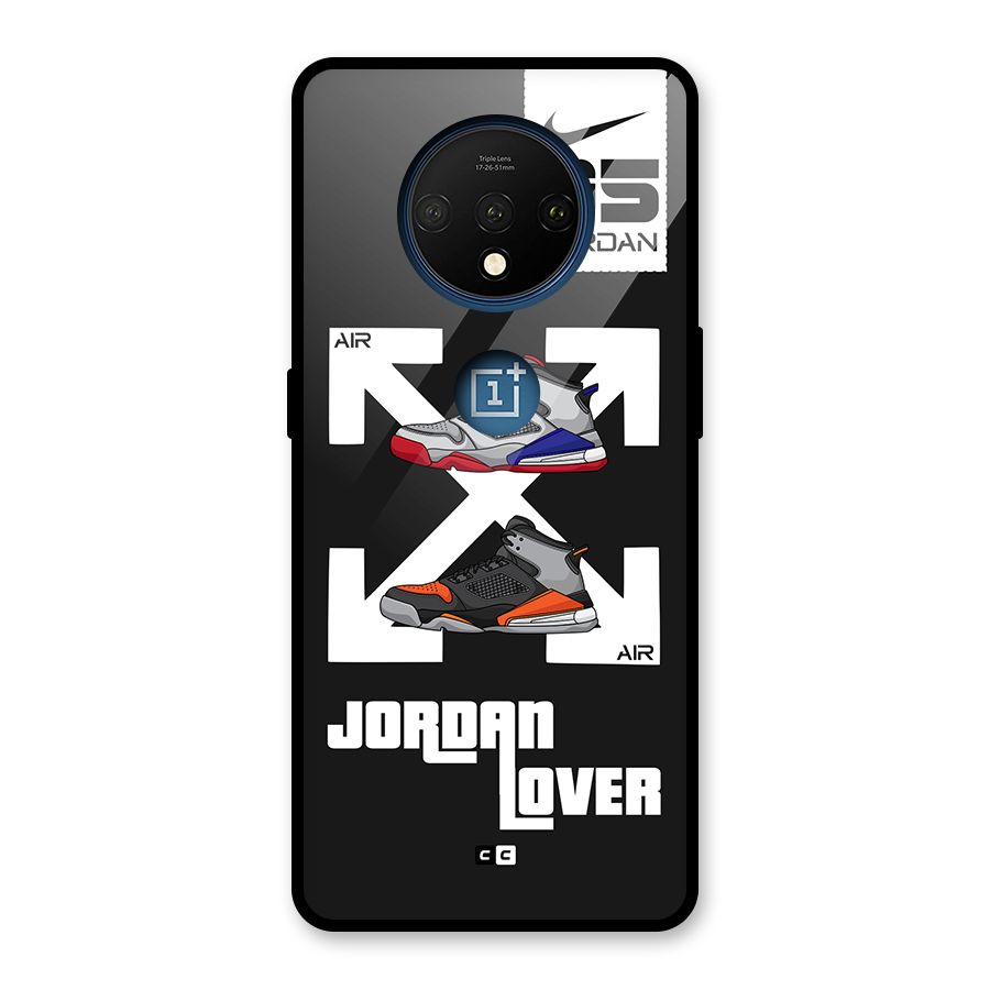 Air Shoe Lover Glass Back Case for OnePlus 7T