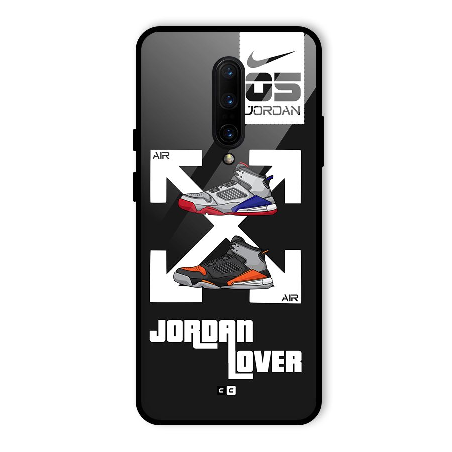 Air Shoe Lover Glass Back Case for OnePlus 7 Pro