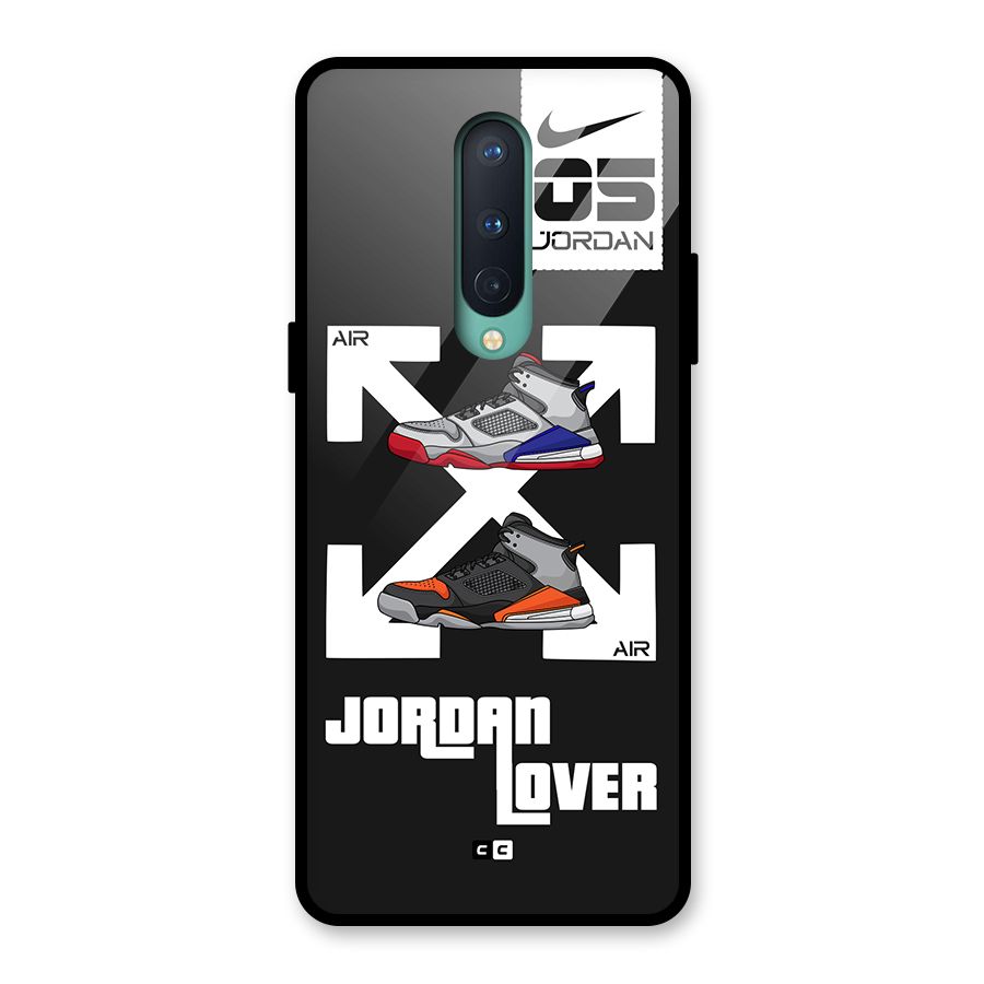 Air Shoe Lover Glass Back Case for OnePlus 8